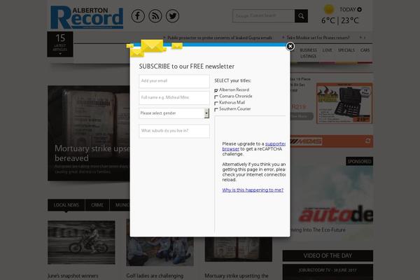 Site using Dp-network-wide-slider plugin