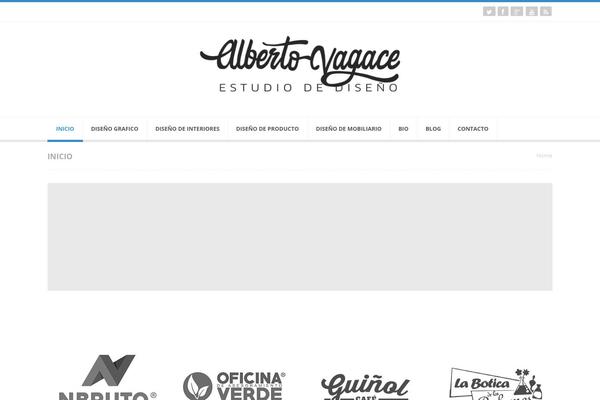 Site using Waving Portfolio plugin