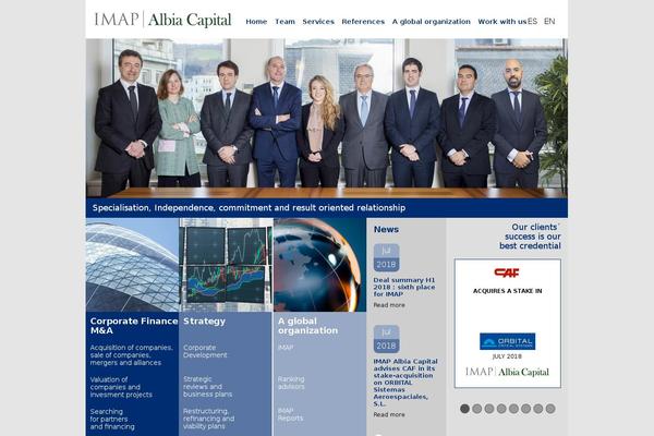 albiacapital.com site used Hazel