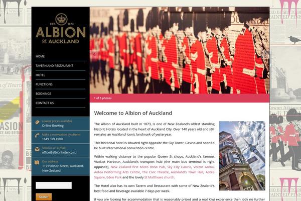 Metropolis theme site design template sample