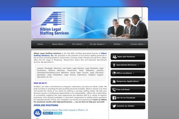 albionlegal.com site used Albion