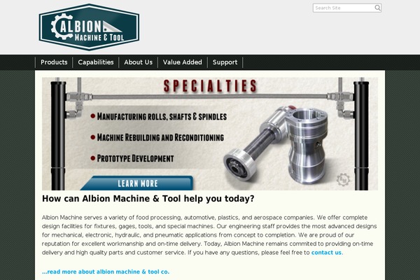 albionmachine.com site used Castersites
