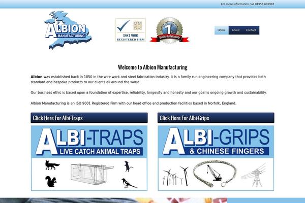 Contractor theme site design template sample