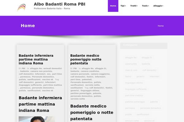 albobadanti.it site used Content