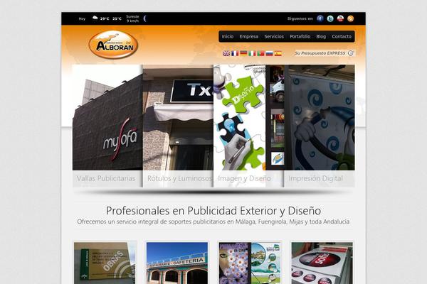 Options theme site design template sample