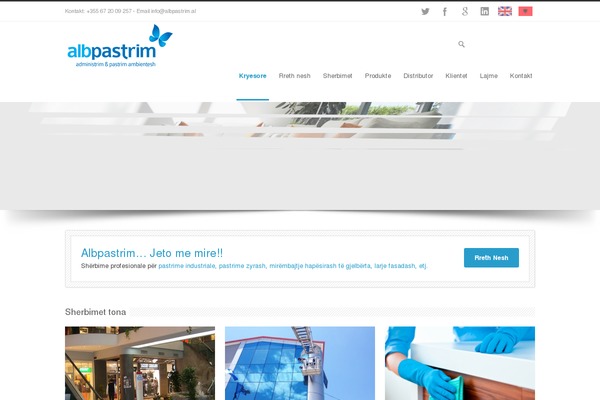 albpastrim.al site used The-kleaner-qt