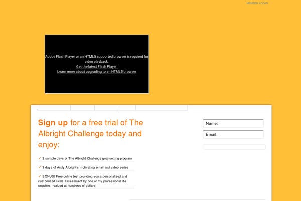 Andy theme site design template sample