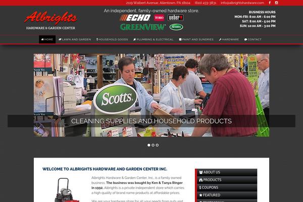 Winfield theme site design template sample
