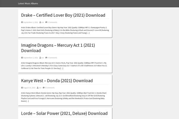Simple Bootstrap theme site design template sample