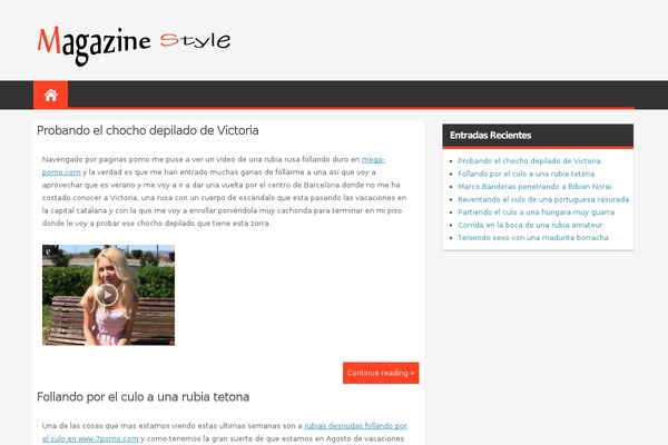 Stork theme site design template sample