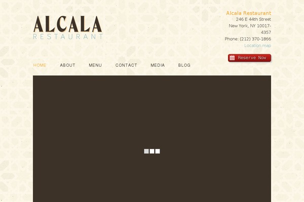 alcalarestaurant.com site used Alcala