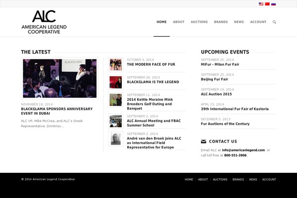 alcbusiness.com site used Courier-blog