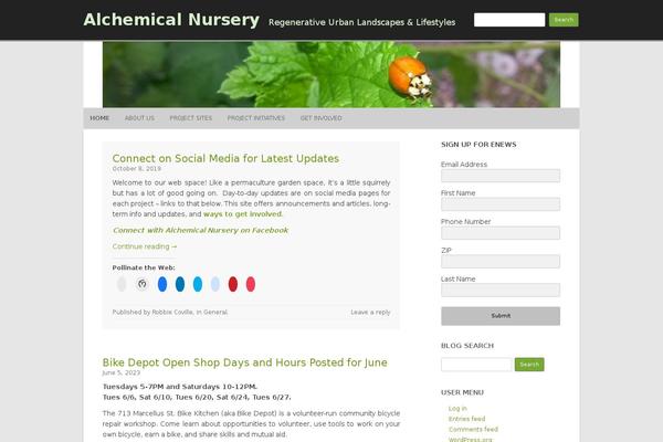 RCG Forest theme site design template sample