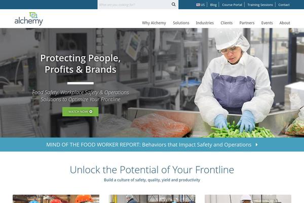Alchemy theme site design template sample