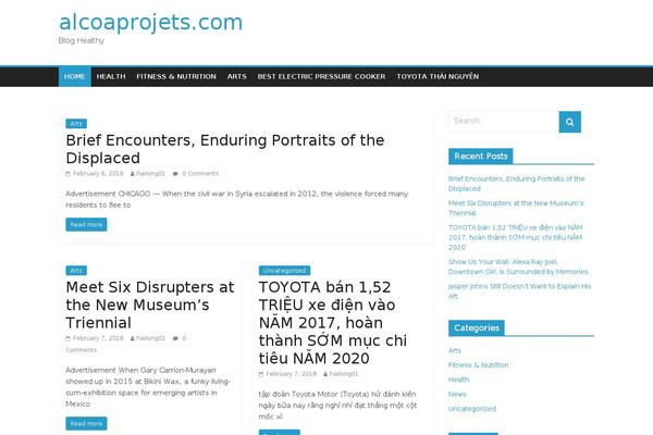 ColorMag theme site design template sample