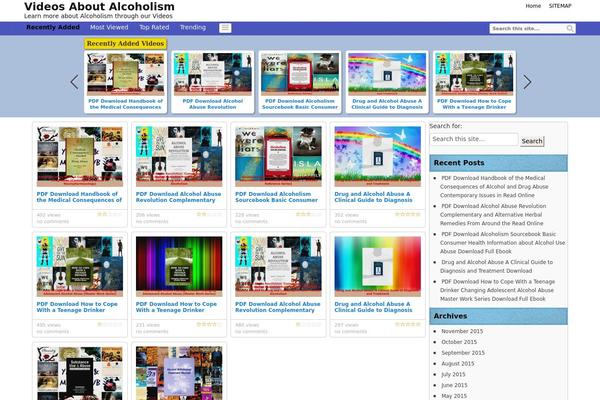 Covertvideopress theme site design template sample
