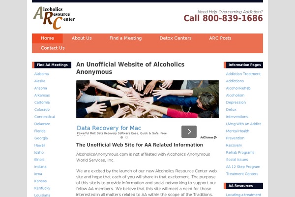 Rehab theme site design template sample