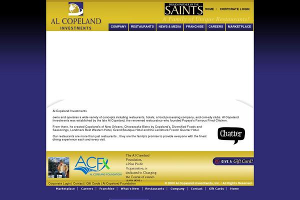 alcopeland.com site used Alcopeland