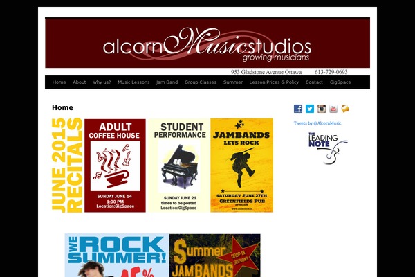 Twenty Ten theme site design template sample