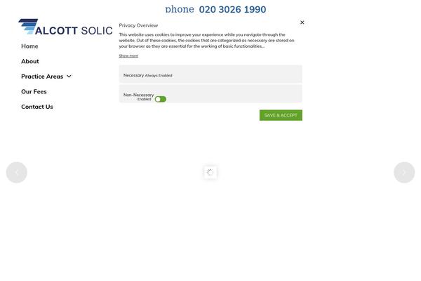 Impreza Child theme site design template sample