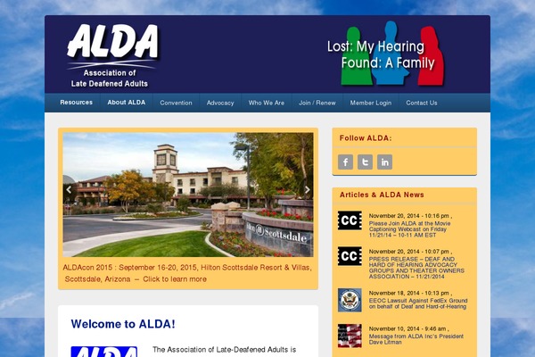 Site using Carousel Slider plugin