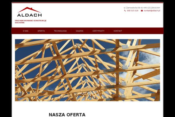 Felicity theme site design template sample