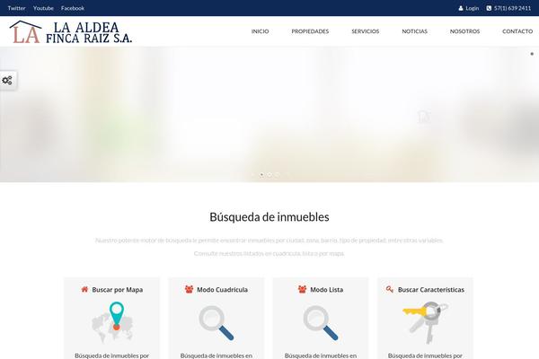aldeafincaraiz.com site used Realproperty
