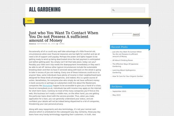 Living Journal theme site design template sample