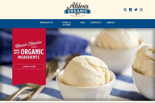 aldensicecream.com site used French-vanilla
