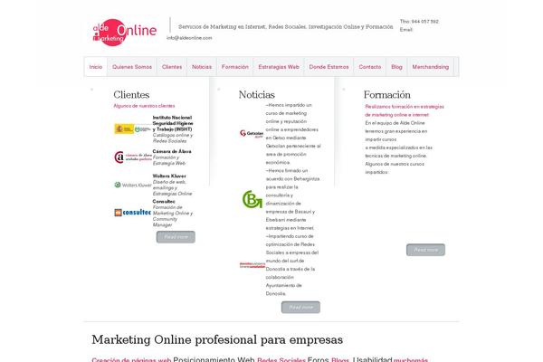 aldeonline.com site used Minimal