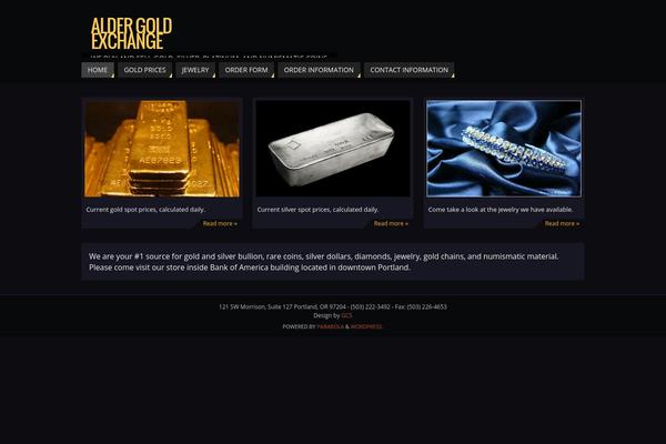 Parabola theme site design template sample