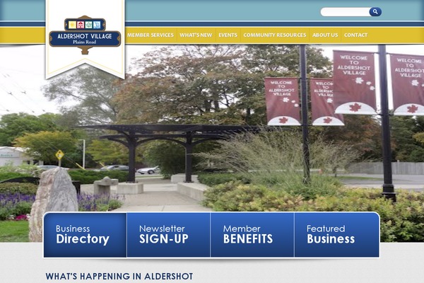 Village theme site design template sample