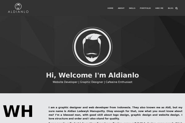 Site using Go_portfolio plugin