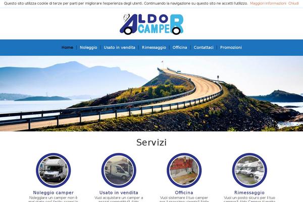 aldocamper.com site used Ginger