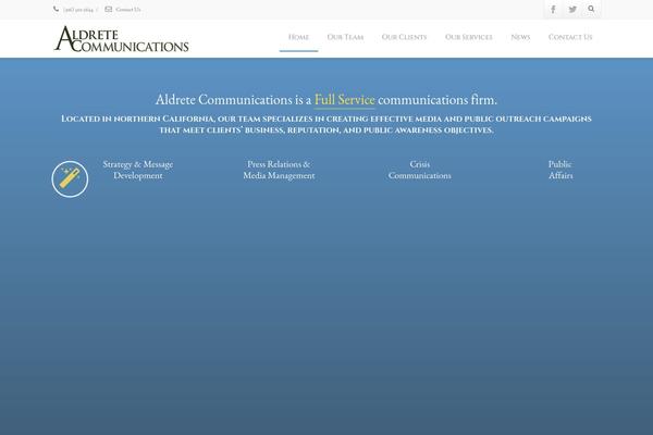 Envision theme site design template sample