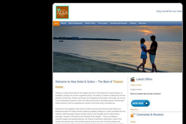 Alea theme site design template sample