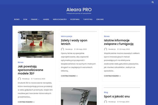 Advik-blog-lite theme site design template sample