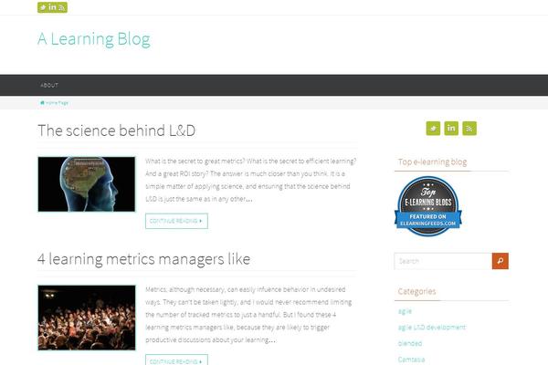 Nirvana theme site design template sample