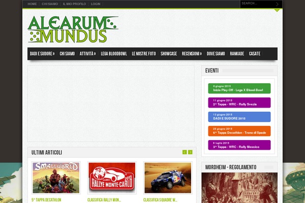 Gameleon theme site design template sample