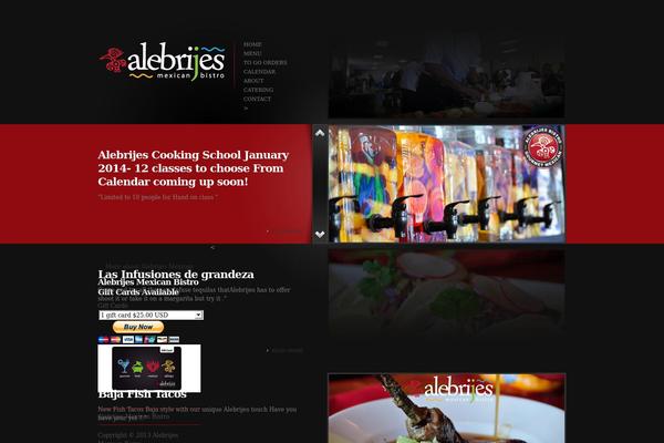 alebrijesbistro.com site used Wordfolio