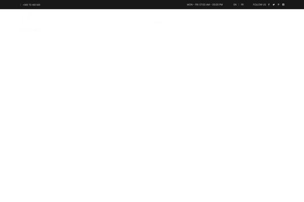 Maison theme site design template sample