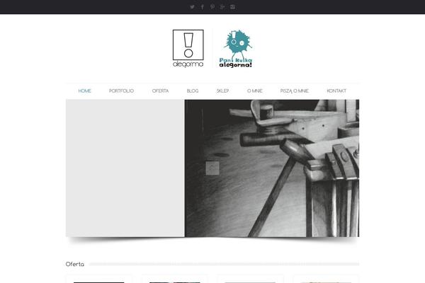 Novelty theme site design template sample