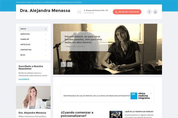 MentalPress theme site design template sample