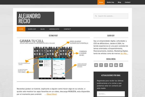 Metro Pro theme site design template sample