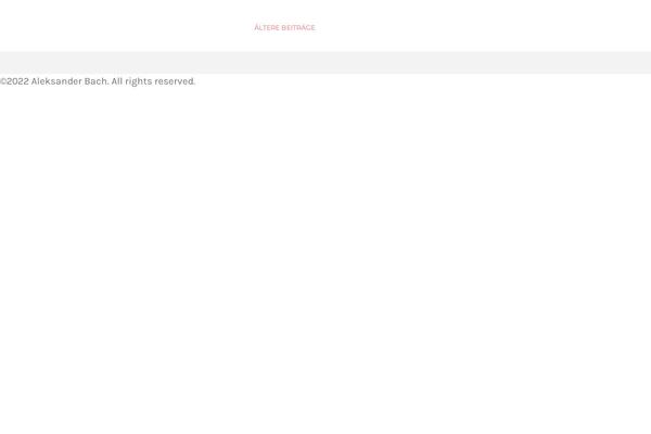 aleksanderbach.com site used Magnus