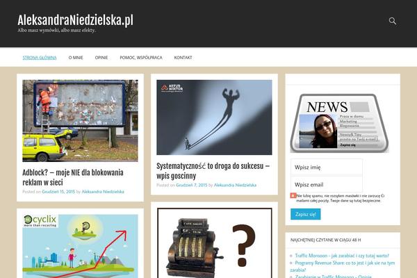 Momentous Lite theme site design template sample