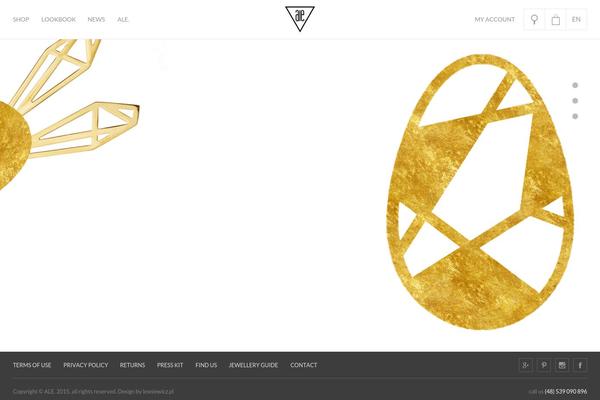 Ale theme site design template sample