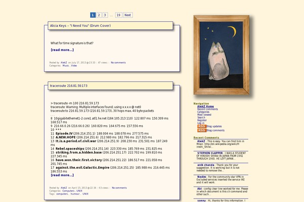 Site using Dave's WordPress Live Search plugin