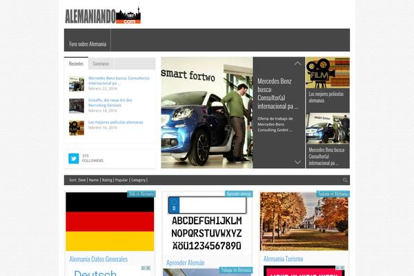 FlyingNews theme site design template sample