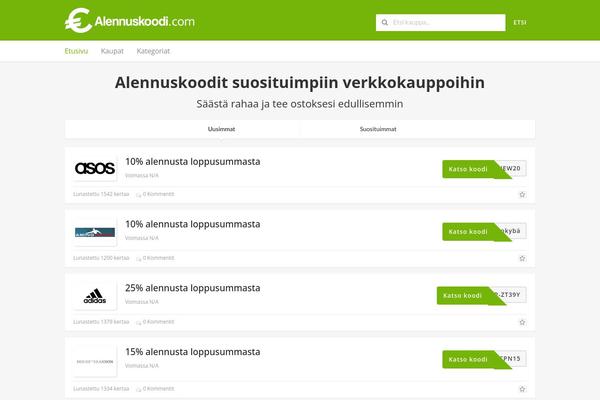 Wp-coupon theme site design template sample